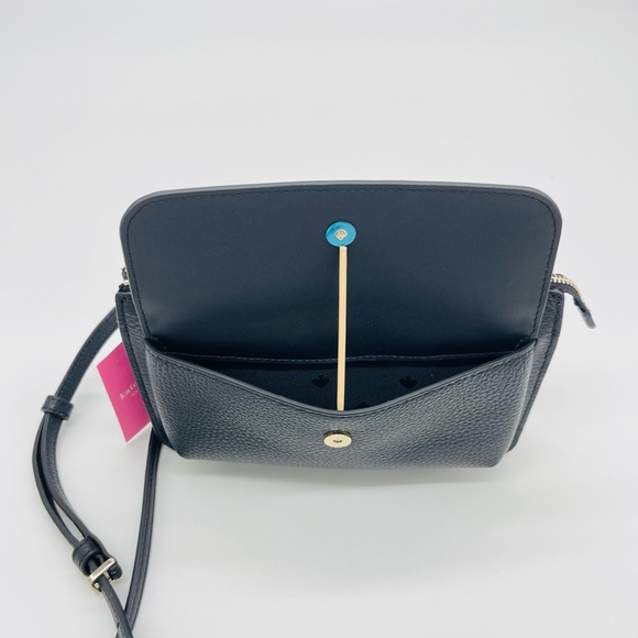 Kate Spade Small Leila Crossbody Bag Black - Picture 8 of 13